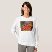 Stillleben mit Erdbeeren und Bluetits T-Shirt (Vorne ganz)