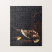 Stillleben mit Fasan Monet Schöne Kunst Puzzle (Vertikal)