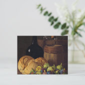 Stillleben mit Figs und Brot von Luis Melendez Postkarte (Stehend Vorderseite)