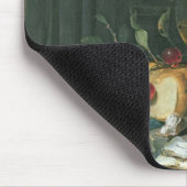 Stillleben mit Fisch-Servierplatte Mousepad (Ecke)