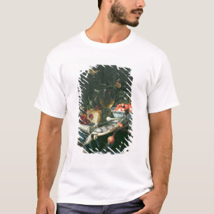 Stillleben mit Fisch-Servierplatte T-Shirt