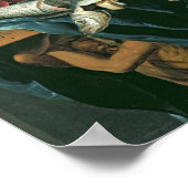 Stillleben mit Fischplatter Poster (Ecke)