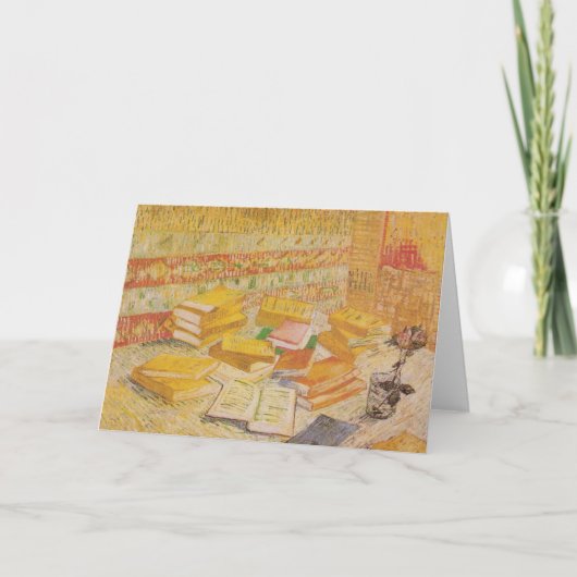 Stillleben mit französischen Romanen | Vincent van Karte (Vorderseite)