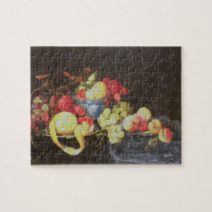 Stillleben mit Frucht in Delft-Schüssel, Puzzle