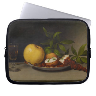 Stillleben mit Frucht, Kuchen und Wein, 1821 Laptopschutzhülle