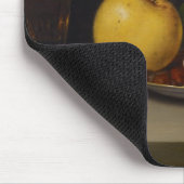 Stillleben mit Frucht, Kuchen und Wein, 1821 Mousepad (Ecke)