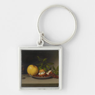 Stillleben mit Frucht, Kuchen und Wein, 1821 Schlüsselanhänger