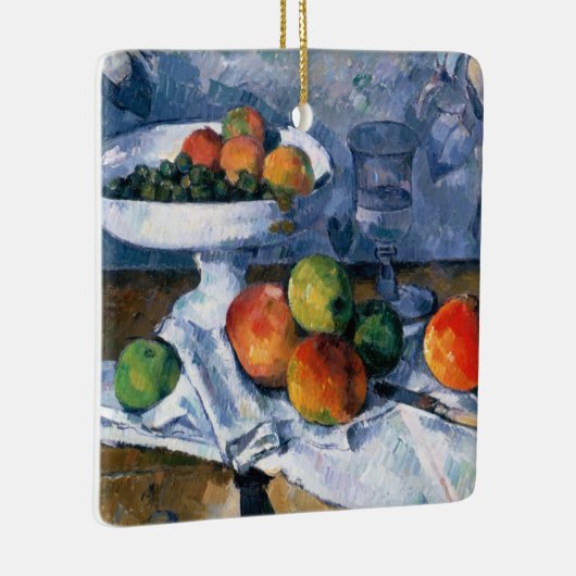 Stillleben mit Frucht-Teller Keramikornament (Rechts)