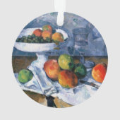 Stillleben mit Frucht-Teller Ornament (Rückseite)
