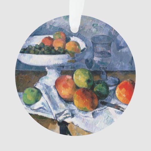 Stillleben mit Frucht-Teller Ornament (Vorderseite)