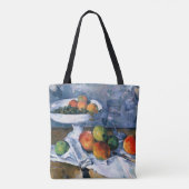 Stillleben mit Frucht-Teller Tasche (Rückseite)