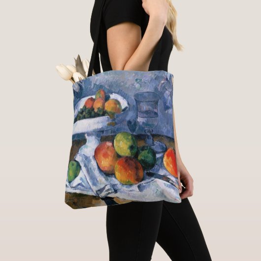 Stillleben mit Frucht-Teller Tasche (Von Nahem)