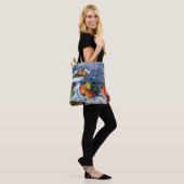 Stillleben mit Frucht-Teller Tasche (Am Model)