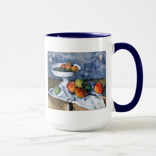 Stillleben mit Frucht-Teller Tasse (Rechts)