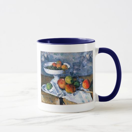 Stillleben mit Frucht-Teller Tasse (Rechts)