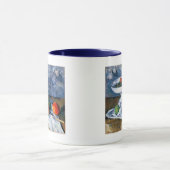 Stillleben mit Frucht-Teller Tasse (Zentrum)