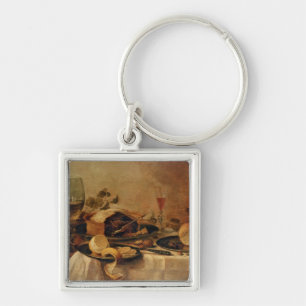 Stillleben mit Frucht-Torte, 1635 Schlüsselanhänger