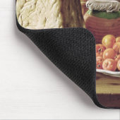 Stillleben mit Frucht und Käse Mousepad (Ecke)