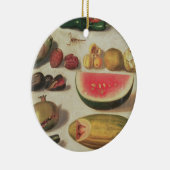 Stillleben mit Frucht und Kröte Keramikornament (Rechts)