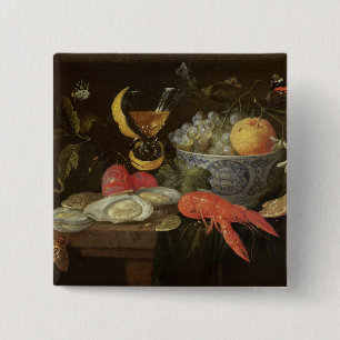 Stillleben mit Frucht und Schalentieren, 1653 (Öl Button