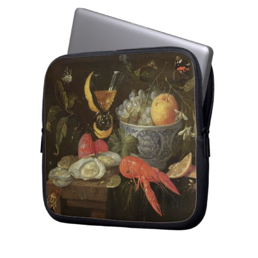 Stillleben mit Frucht und Schalentieren, 1653 (Öl Laptopschutzhülle (Vorderseite Links)