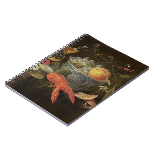 Stillleben mit Frucht und Schalentieren, 1653 (Öl Notizblock (Linke Seite)