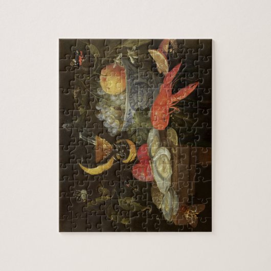 Stillleben mit Frucht und Schalentieren, 1653 (Öl Puzzle (Vertikal)