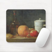 Stillleben mit Frucht-und Wein-Flasche Mousepad (Mit Mouse)