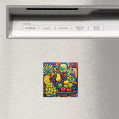 Stillleben mit Früchten 11 Magnet (In Situ (Geschirrspüler))