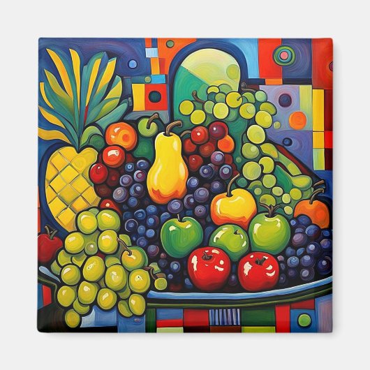 Stillleben mit Früchten 11 Magnet (Vorne)