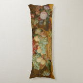 Stillleben mit Früchten in einem Korb - Issak Sore Seitenschläferkissen (Vorderseite Vertikal)