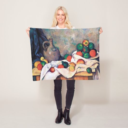 Stillleben mit Früchten, Paul Cezanne Fleecedecke (Beispiel)