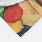 Stillleben mit Früchten, Paul Cezanne Fleecedecke (Ecke)