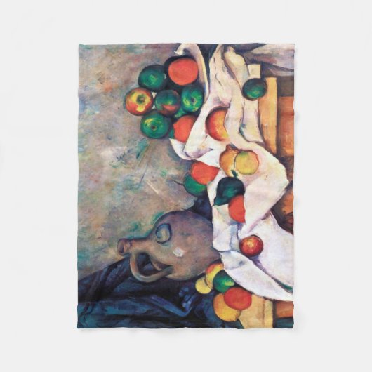 Stillleben mit Früchten, Paul Cezanne Fleecedecke (Vorderseite)