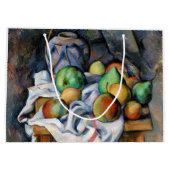 Stillleben mit Früchten, Paul Cezanne Große Geschenktüte (Rückseite)