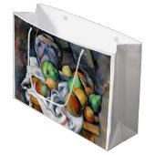 Stillleben mit Früchten, Paul Cezanne Große Geschenktüte (Vorderseite Schrägansicht)