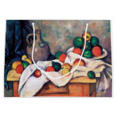 Stillleben mit Früchten, Paul Cezanne Große Geschenktüte (Vorderseite)