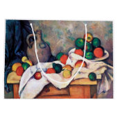 Stillleben mit Früchten, Paul Cezanne Große Geschenktüte (Rückseite)