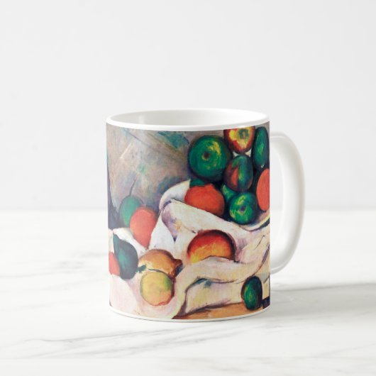 Stillleben mit Früchten, Paul Cezanne Kaffeetasse (VorderseiteRechts)