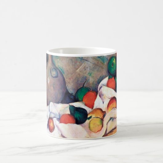 Stillleben mit Früchten, Paul Cezanne Kaffeetasse (Mittel)