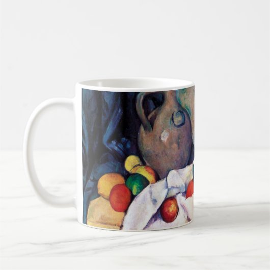 Stillleben mit Früchten, Paul Cezanne Kaffeetasse (Links)