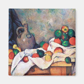 Stillleben mit Früchten, Paul Cezanne Magnet (Vorne)