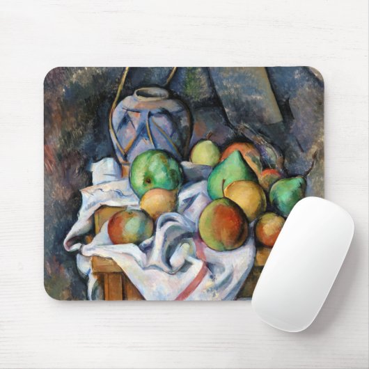 Stillleben mit Früchten, Paul Cezanne Mousepad (Mit Mouse)