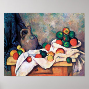 Stillleben mit Früchten, Paul Cezanne Poster