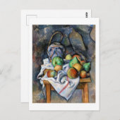 Stillleben mit Früchten, Paul Cezanne Postkarte (Vorne/Hinten)
