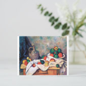 Stillleben mit Früchten, Paul Cezanne Postkarte (Stehend Vorderseite)