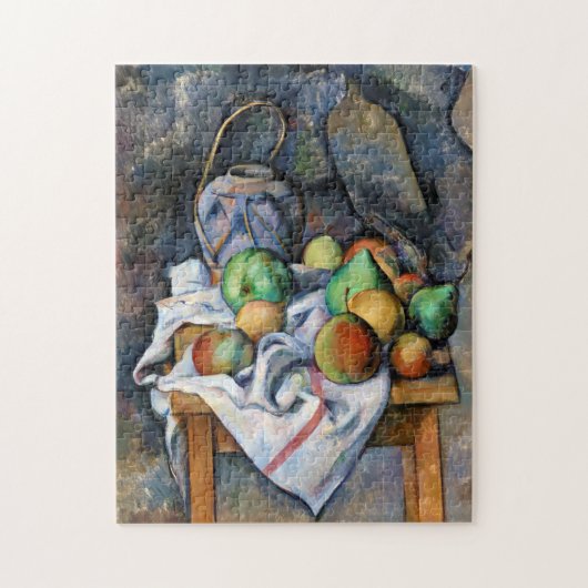 Stillleben mit Früchten, Paul Cezanne Puzzle (Vertikal)