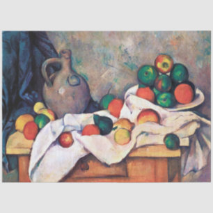 Stillleben mit Früchten, Paul Cezanne Seidenpapier