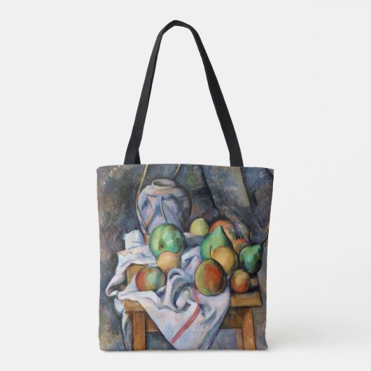 Stillleben mit Früchten, Paul Cezanne Tasche (Rückseite)
