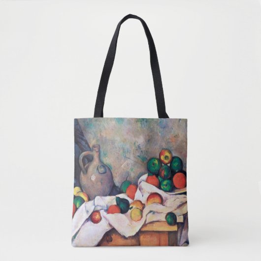 Stillleben mit Früchten, Paul Cezanne Tasche (Vorderseite)